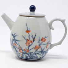 Load image into Gallery viewer, Hand Painted Flower Tea Pot