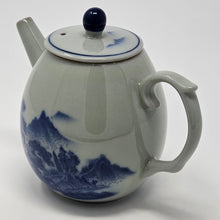 Load image into Gallery viewer, Hand Painted Mountain Tea Pot