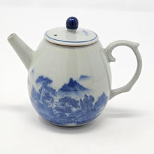 Load image into Gallery viewer, Hand Painted Mountain Tea Pot