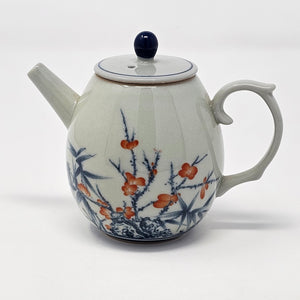 Hand Painted Flower Tea Pot