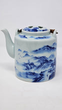 Load image into Gallery viewer, Large Mountain Ceramic Tea Pot