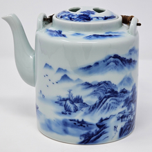 Load image into Gallery viewer, Large Mountain Ceramic Tea Pot