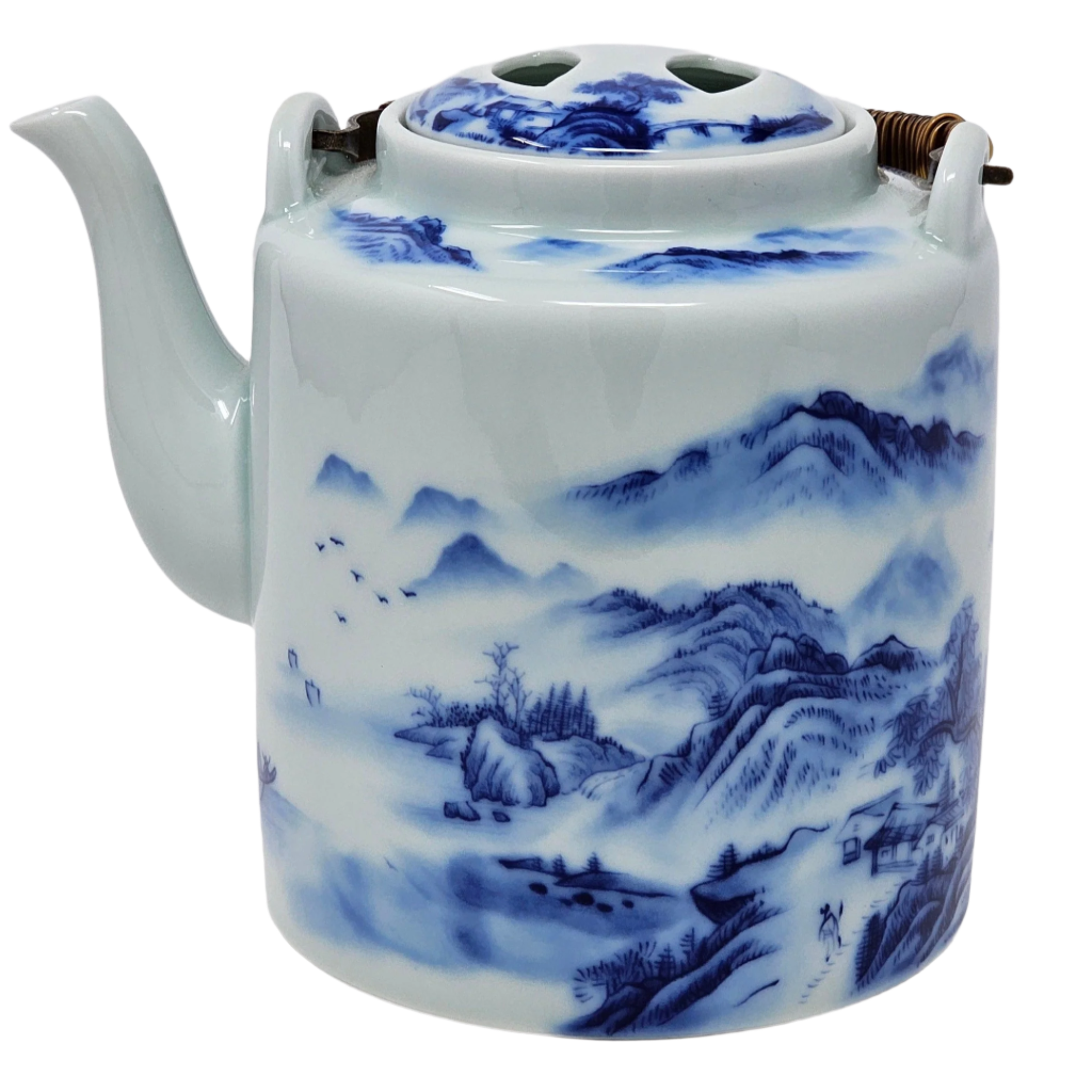 Large Mountain Ceramic Tea Pot