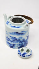 Load image into Gallery viewer, Large Mountain Ceramic Tea Pot