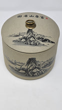 Load image into Gallery viewer, Large Mountain Ceramic Tea Caddy