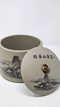 Load image into Gallery viewer, Large Mountain Ceramic Tea Caddy