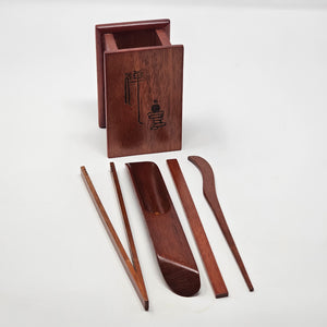 Rosewood Tea Tool Set