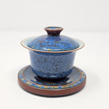 Load image into Gallery viewer, Blue Splash Glaze Tea Set