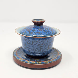 Blue Splash Glaze Tea Set